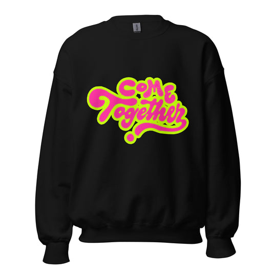 ONE LOVE Come Together ( lime n pink ) Sweatshirt