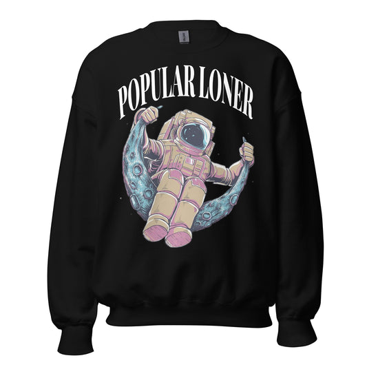 Popular Loner Astronaut on moon Sweatshirt