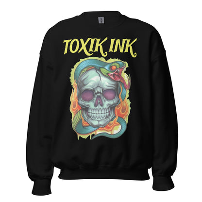 TOXIK INK Snake n skull Sweatshirt