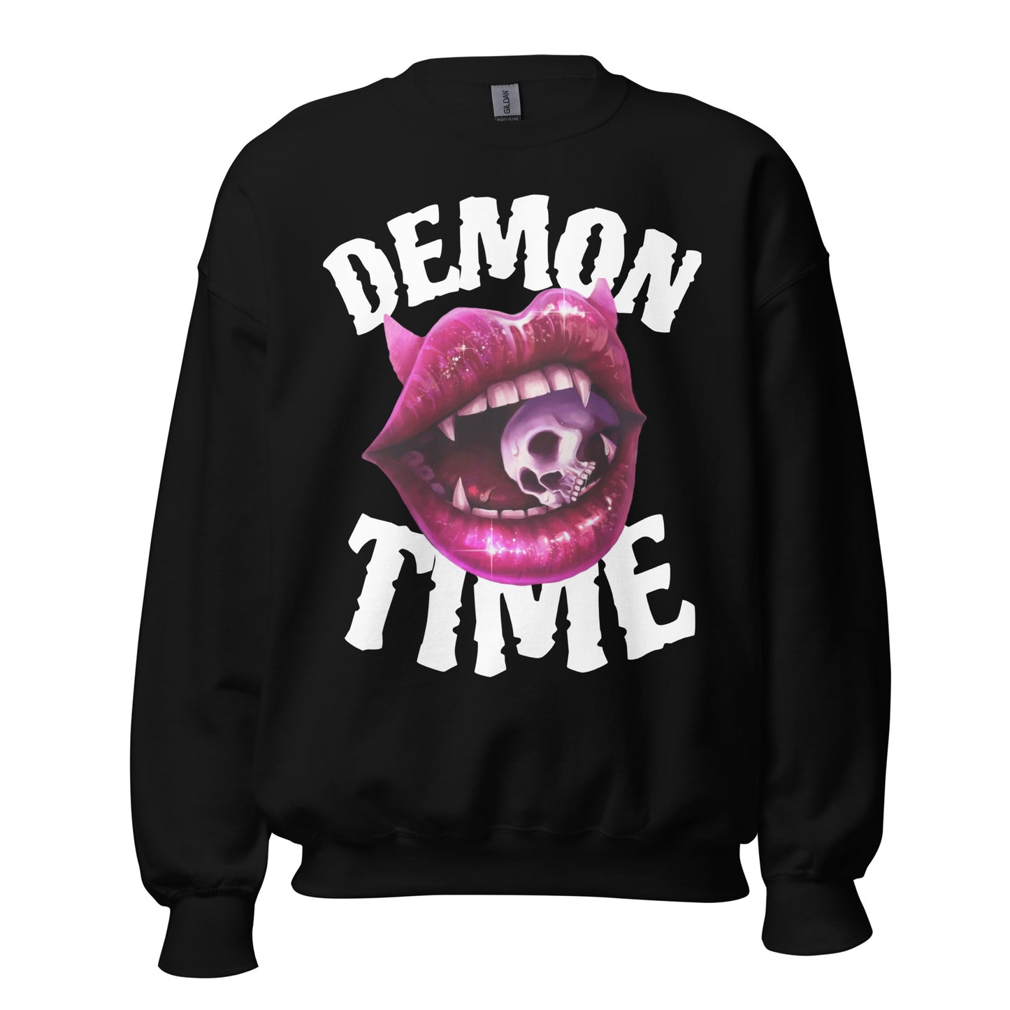 TOXIK Demon Time skull vamp Sweatshirt