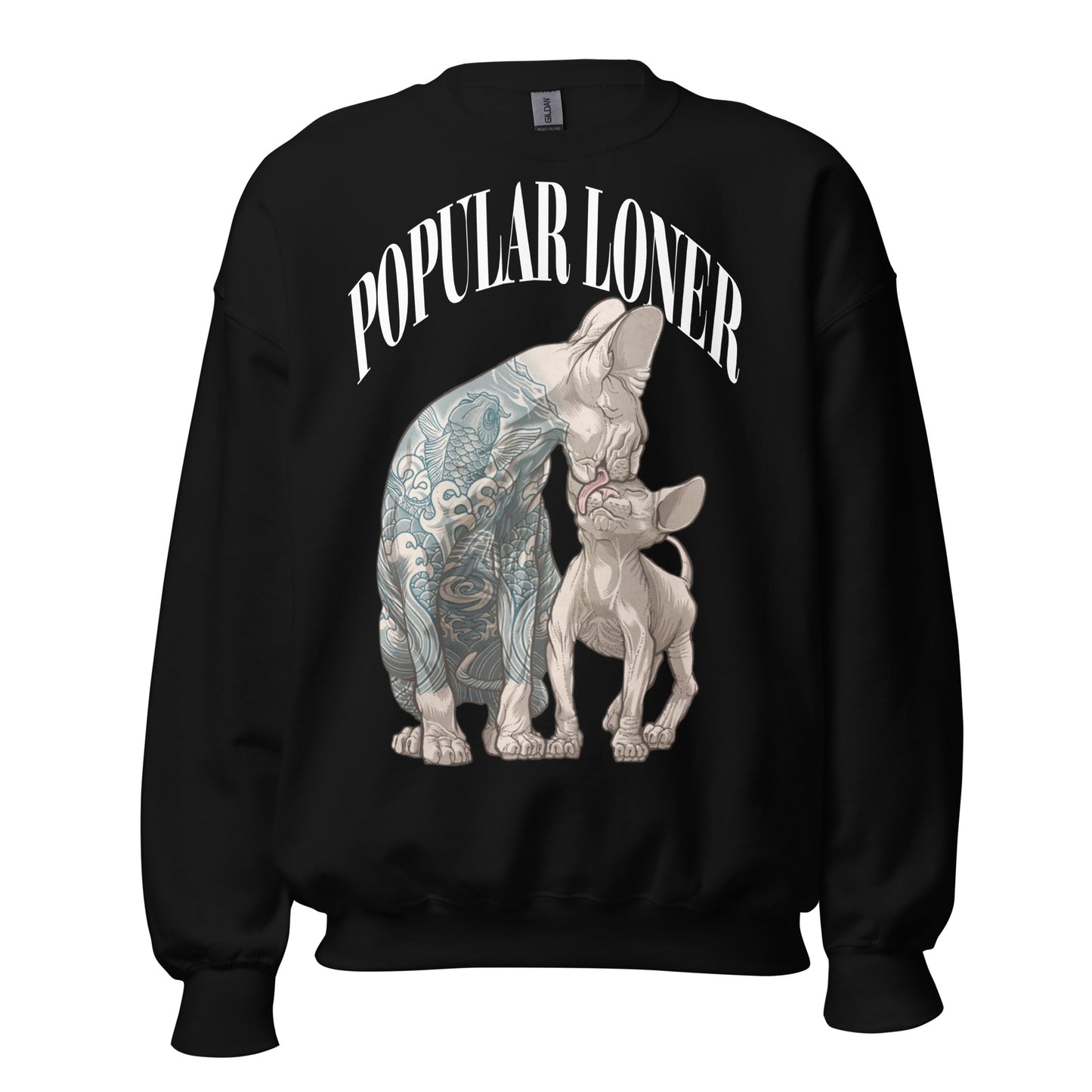 POPULAR LONER sphinx kitten Sweatshirt