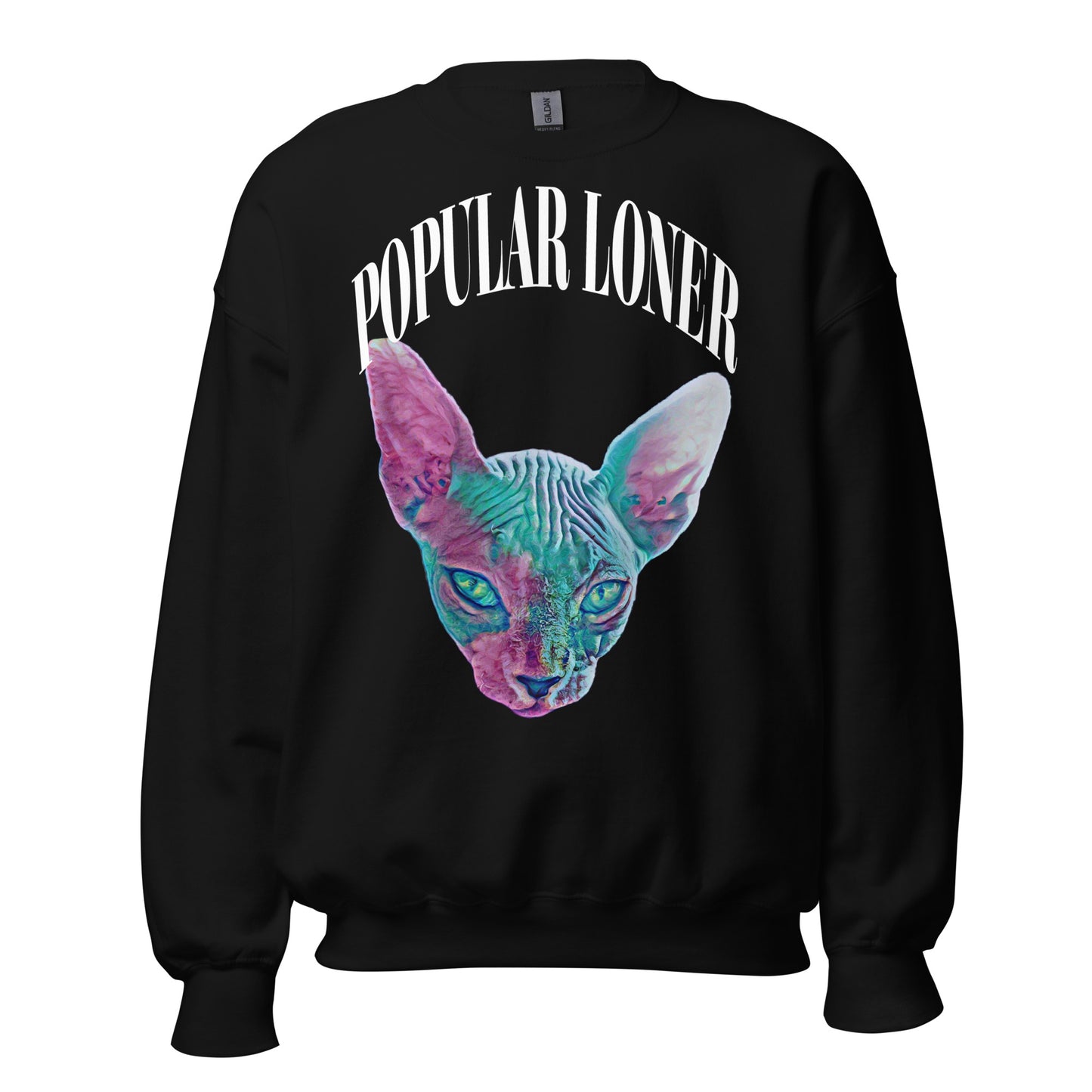 POPULAR LONER Purple sphinx Sweatshirt