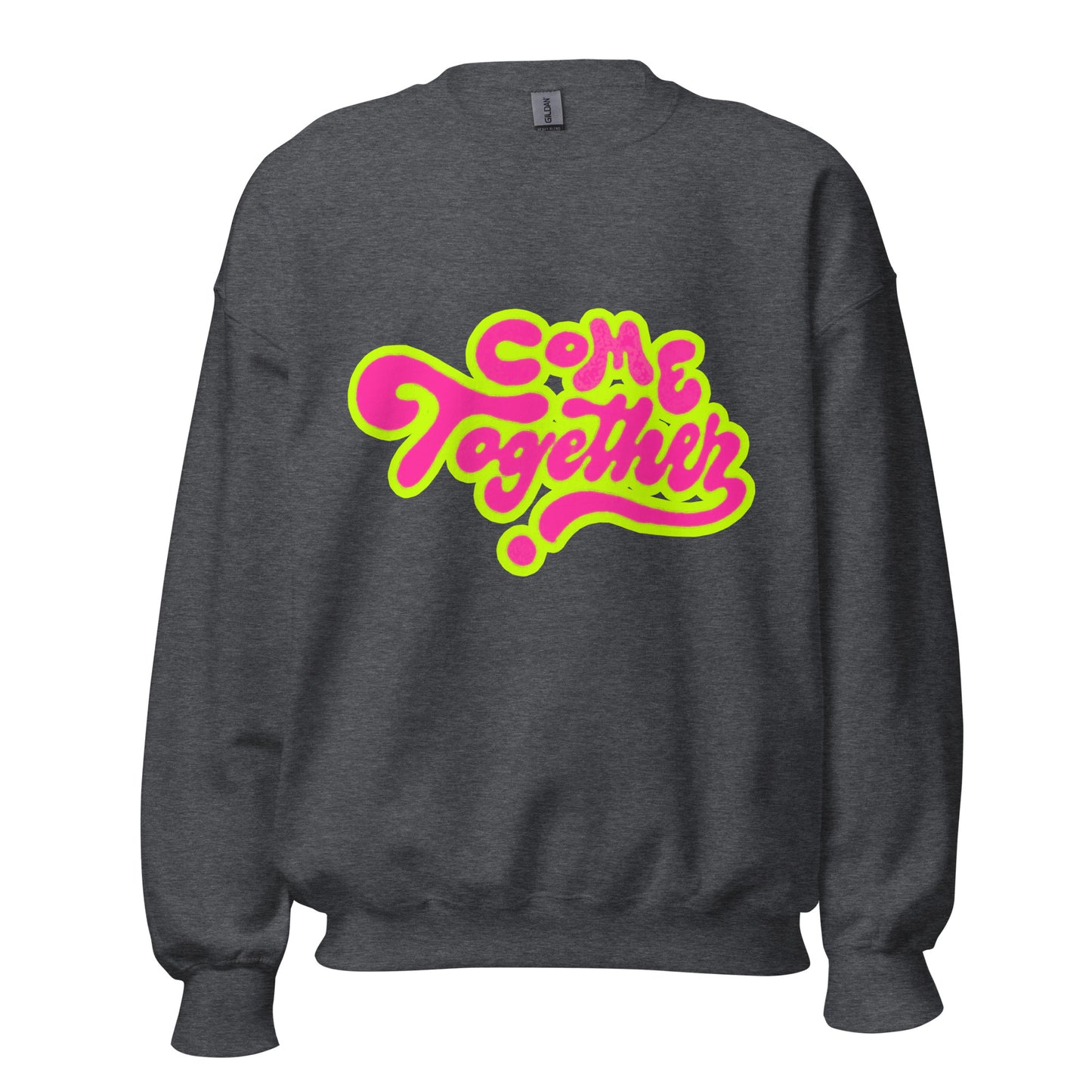 ONE LOVE Come Together ( lime n pink ) Sweatshirt