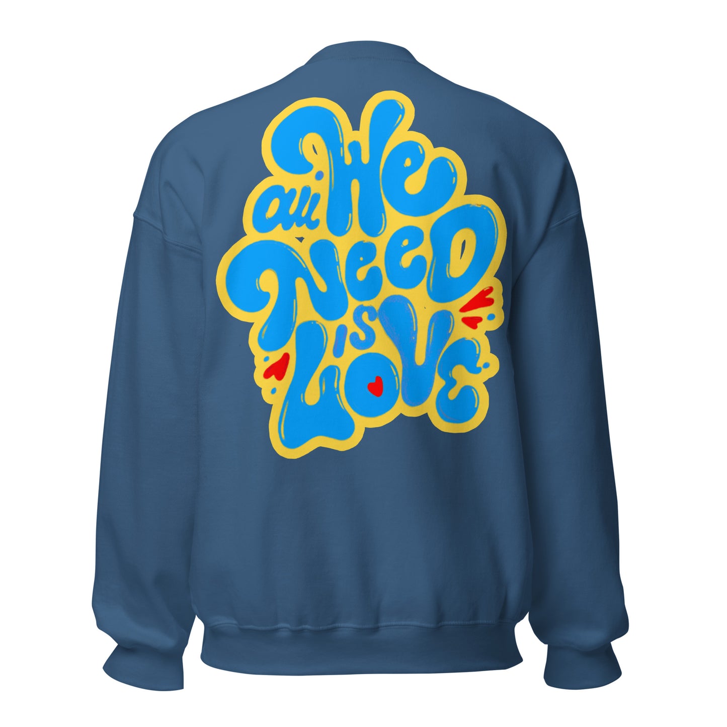 ONE LOVE Come Together ( yellow n blue ) Sweatshirt