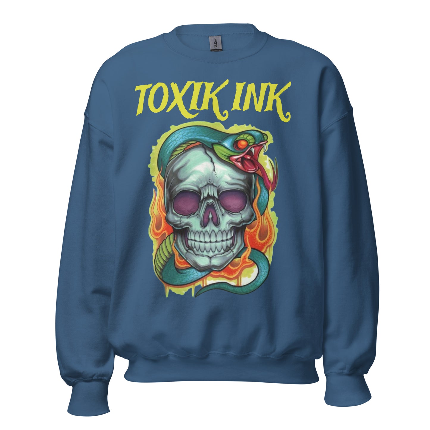 TOXIK INK Snake n skull Sweatshirt