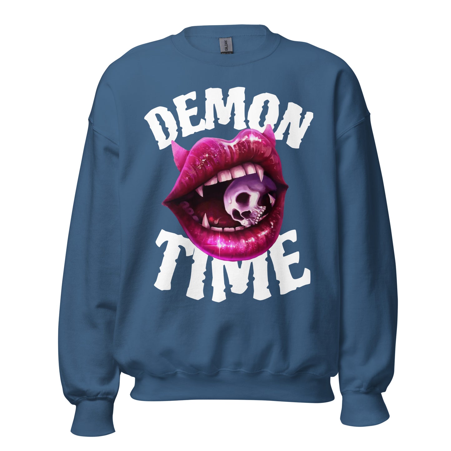 TOXIK Demon Time skull vamp Sweatshirt