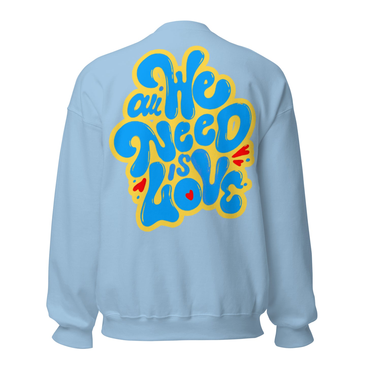 ONE LOVE Come Together ( yellow n blue ) Sweatshirt