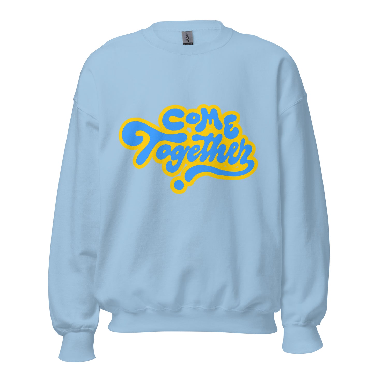 ONE LOVE Come Together ( yellow n blue ) Sweatshirt