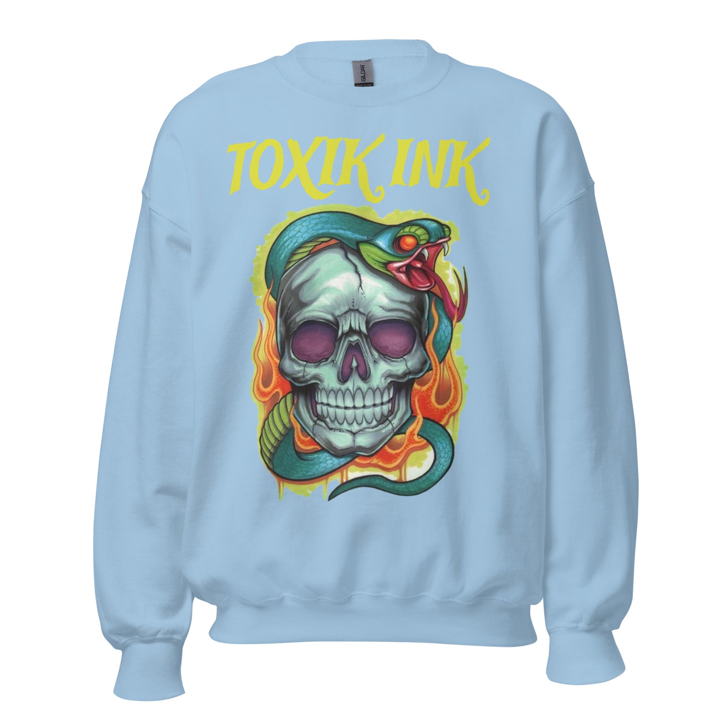 TOXIK INK Snake n skull Sweatshirt