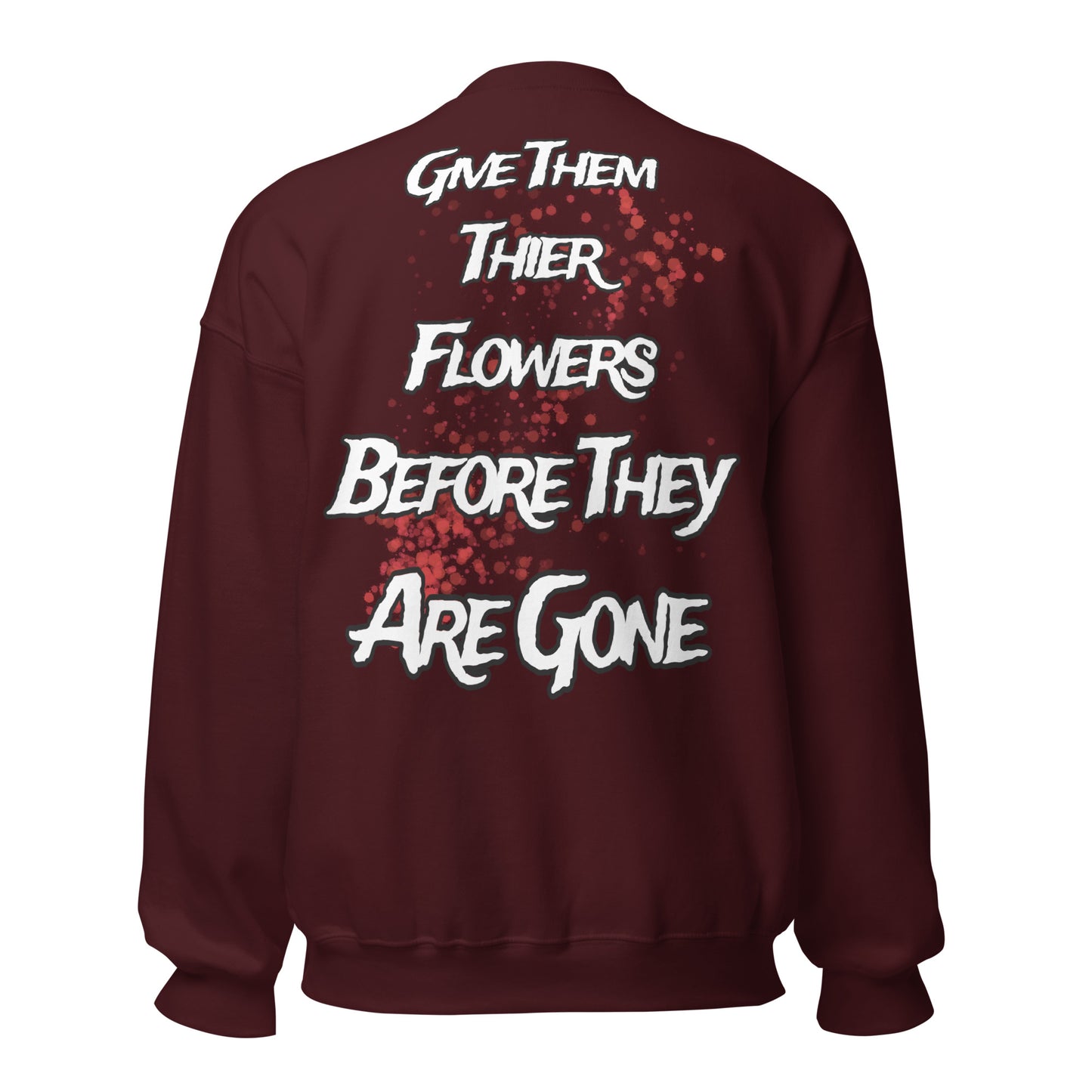 POPULAR LONER skeletons and Roses Sweatshirt