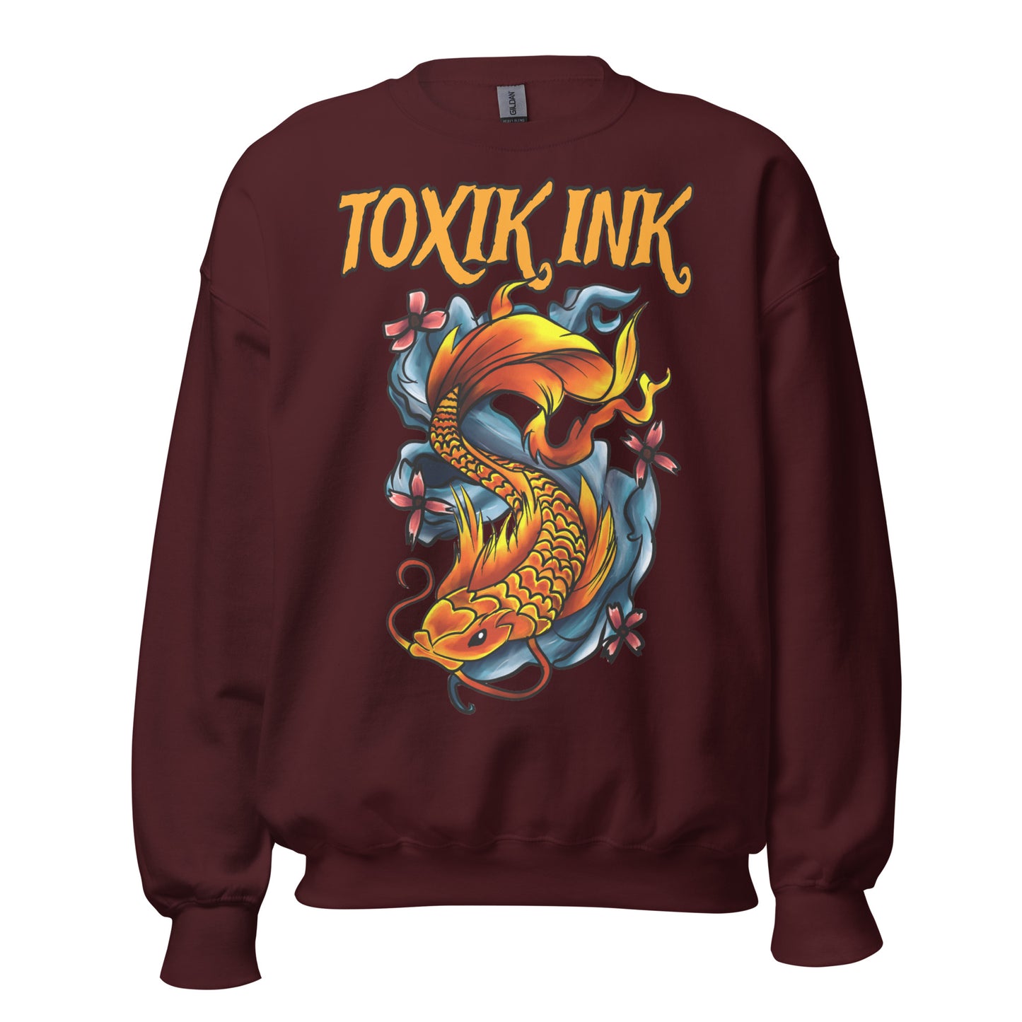 TOXIK INK koi fish Sweatshirt