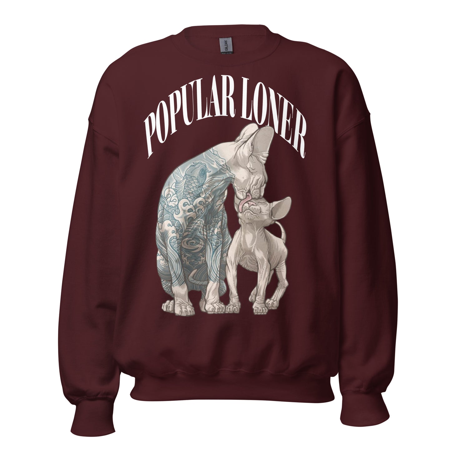 POPULAR LONER sphinx kitten Sweatshirt