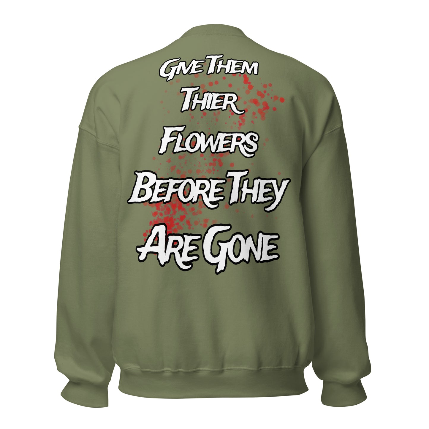 POPULAR LONER skeletons and Roses Sweatshirt