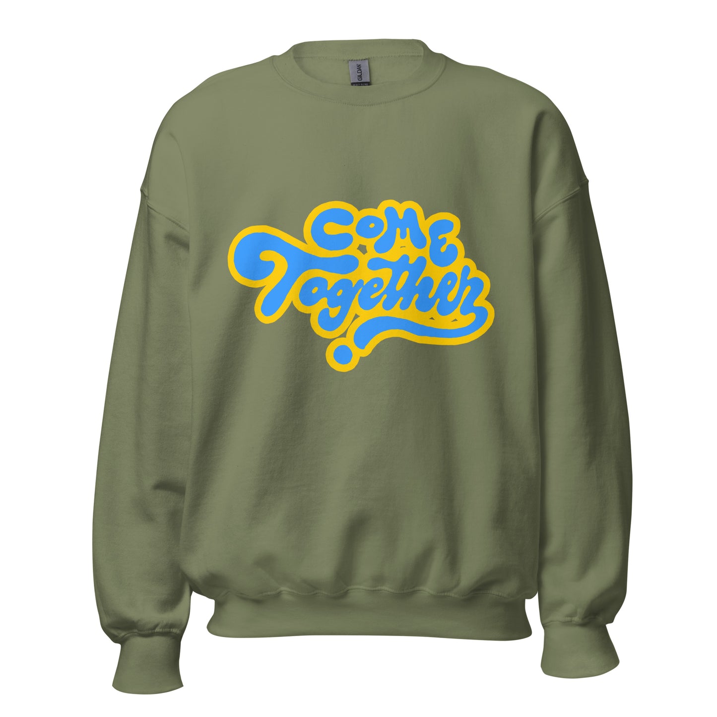 ONE LOVE Come Together ( yellow n blue ) Sweatshirt