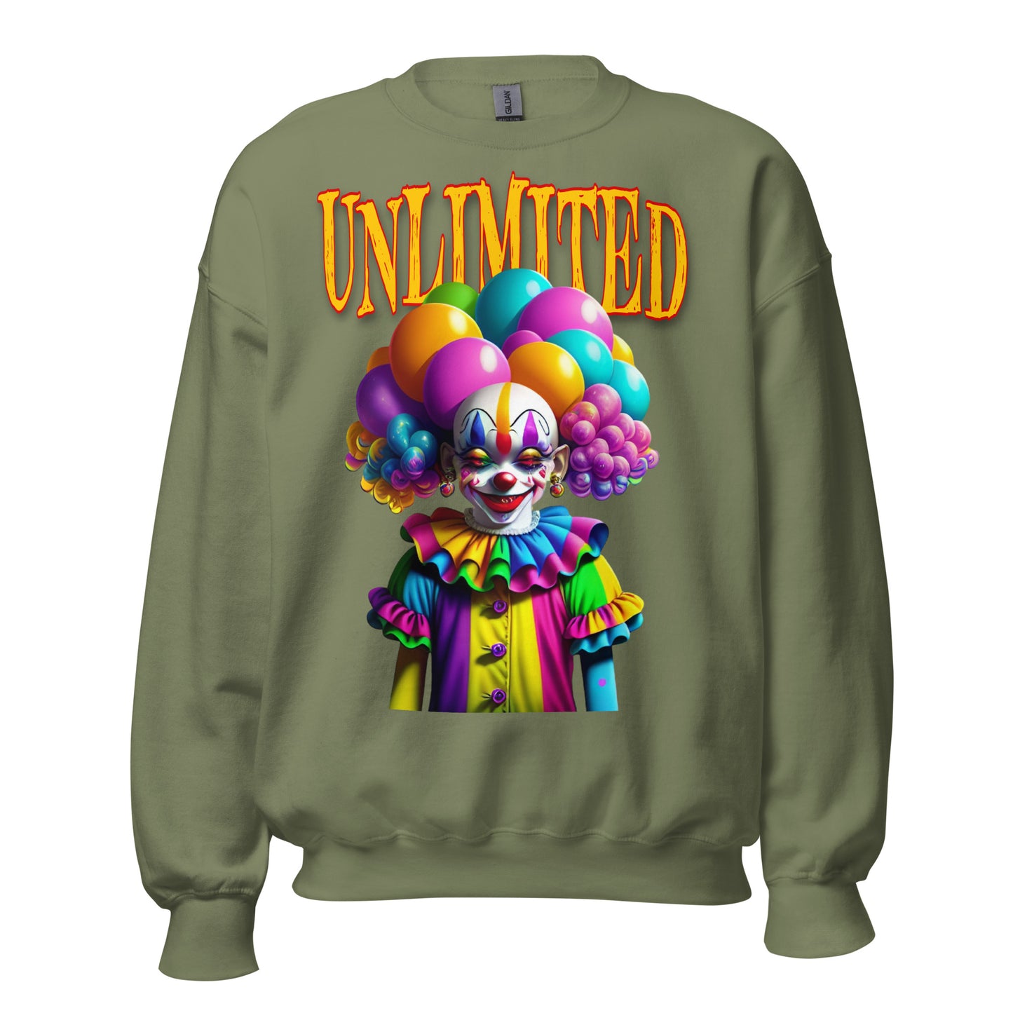 UNLIMITED Scary clown Sweatshirt