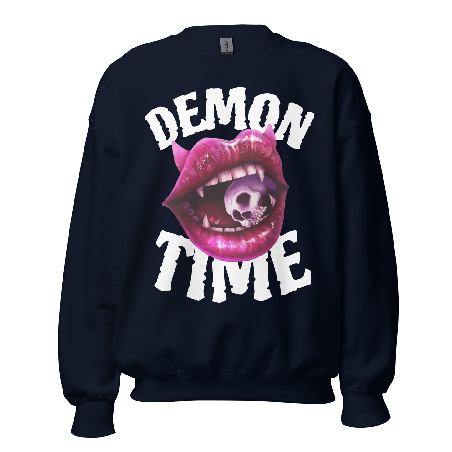 TOXIK Demon Time skull vamp Sweatshirt