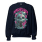 POPULAR LONER skeletons and flowers Sweatshirt