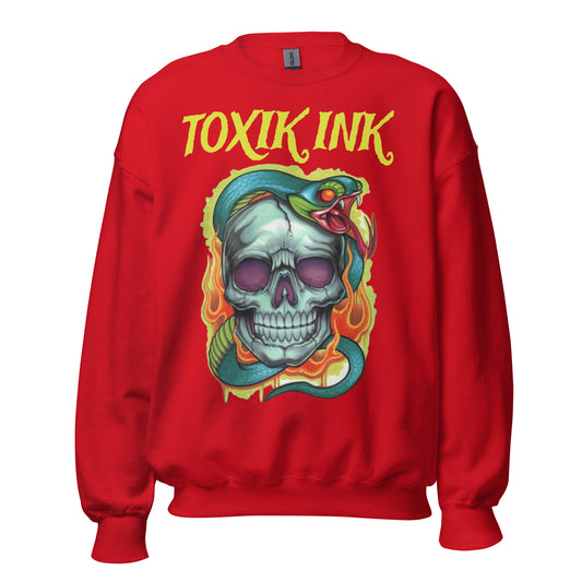 TOXIK INK Snake n skull Sweatshirt