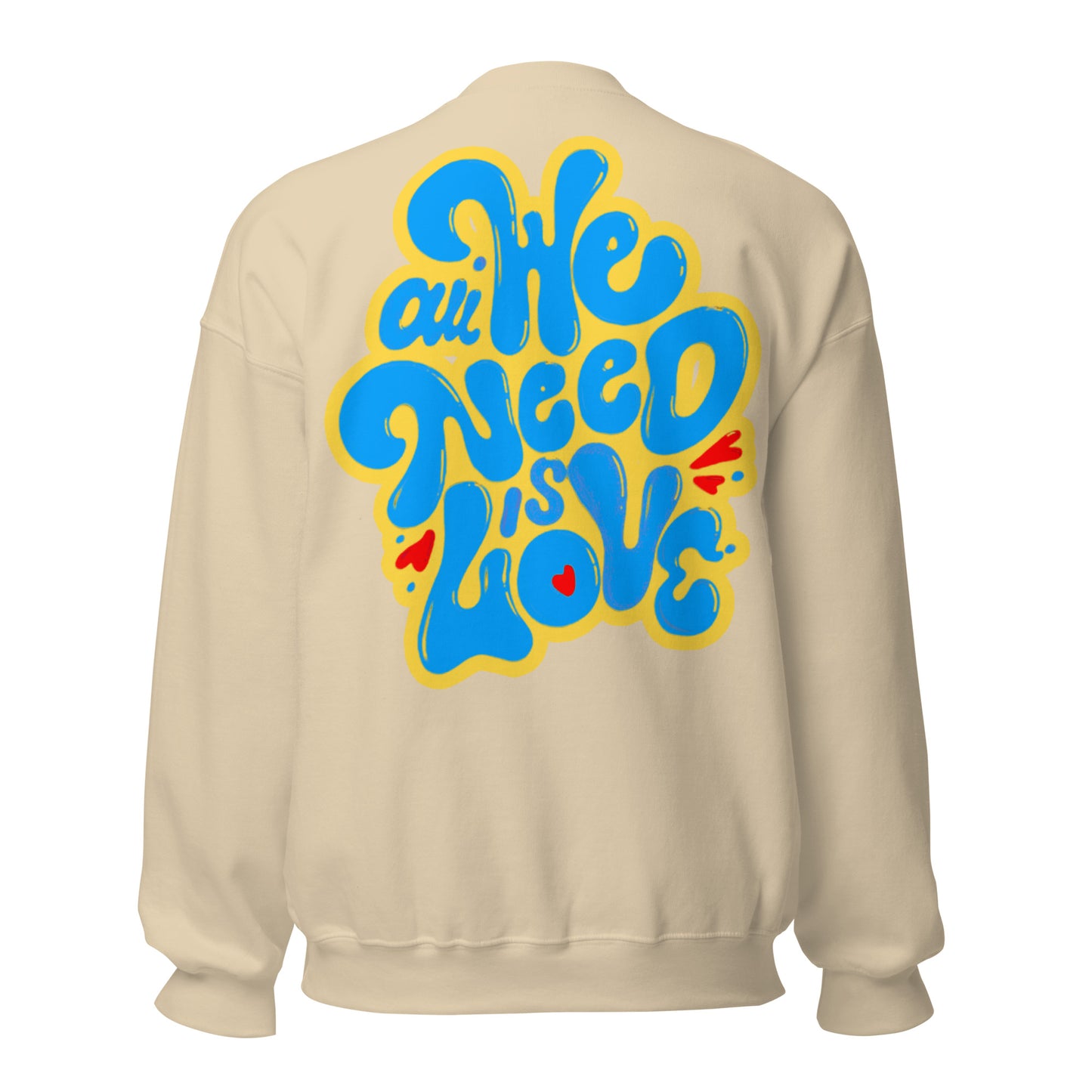 ONE LOVE Come Together ( yellow n blue ) Sweatshirt