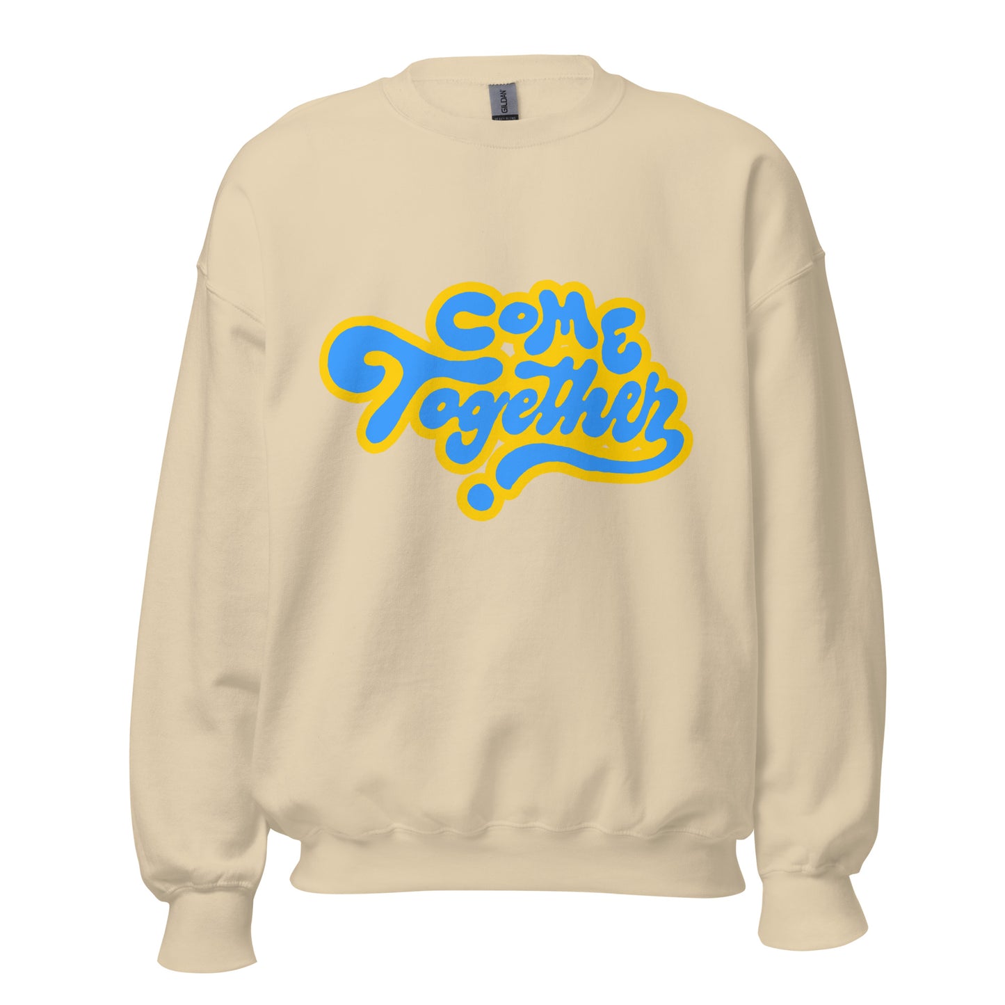 ONE LOVE Come Together ( yellow n blue ) Sweatshirt