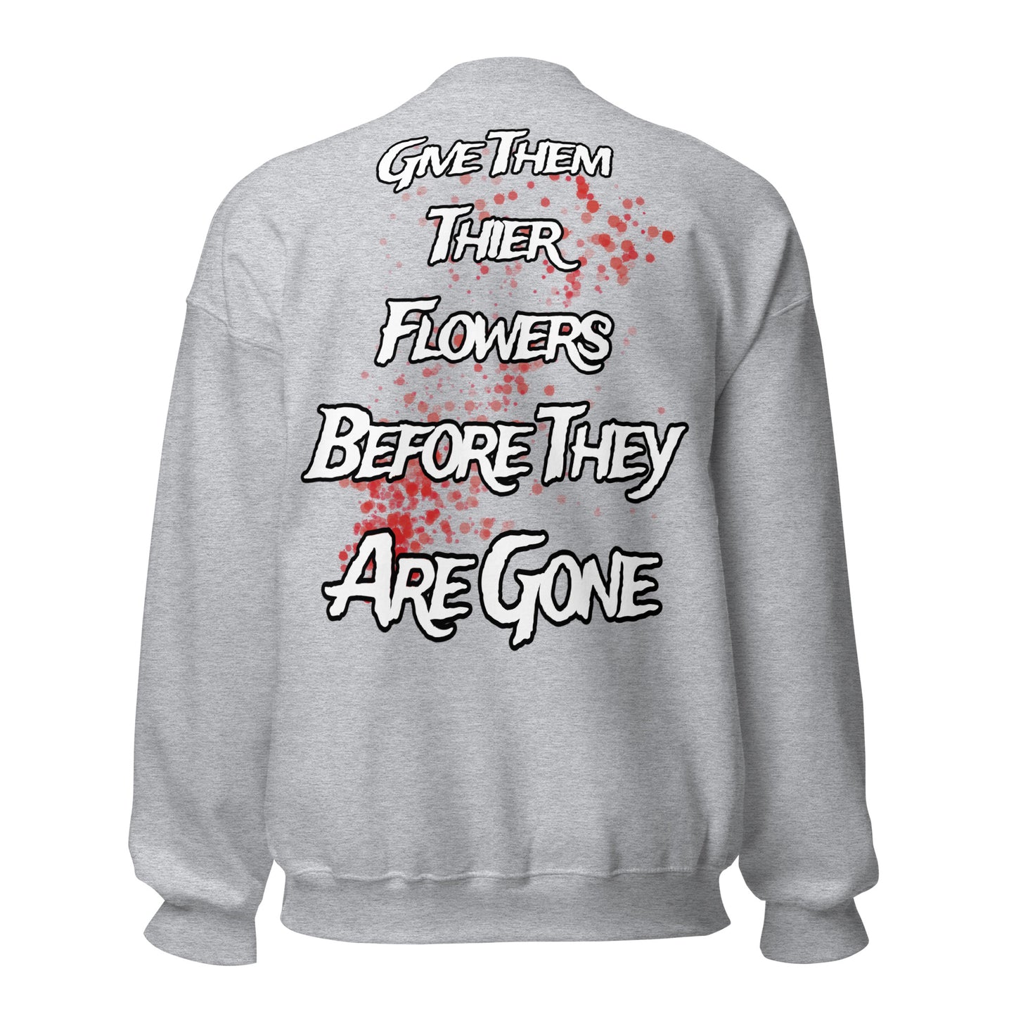 POPULAR LONER skeletons and Roses Sweatshirt