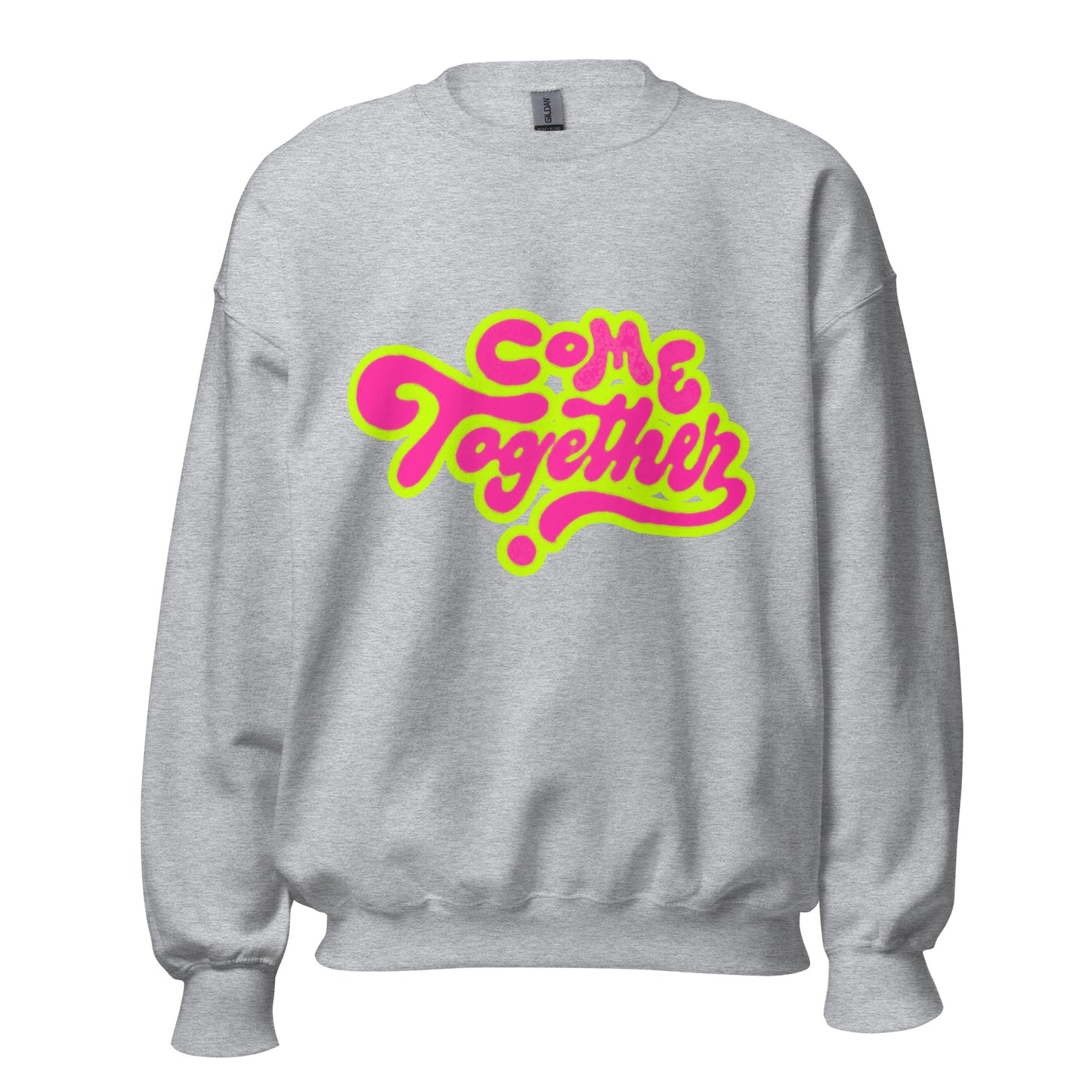 ONE LOVE Come Together ( lime n pink ) Sweatshirt