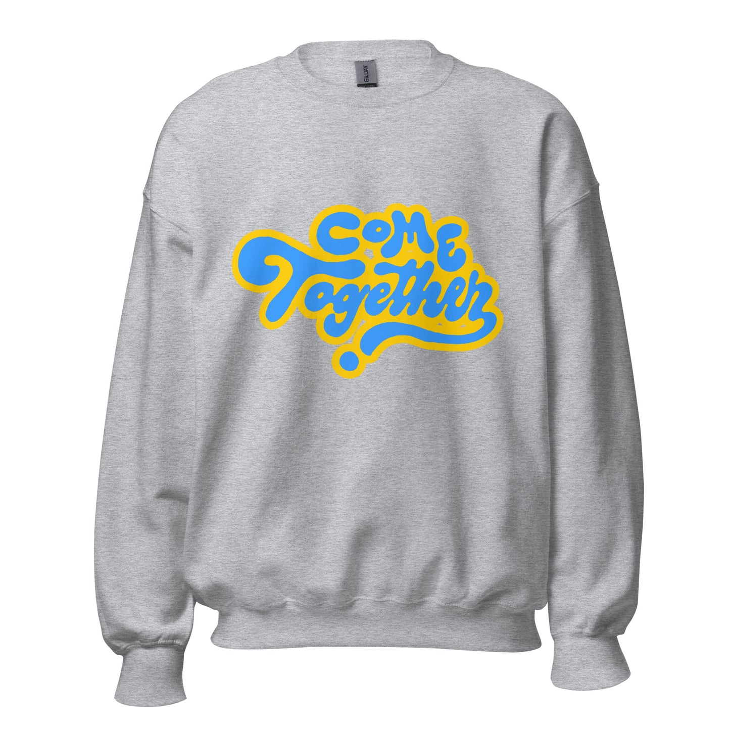 ONE LOVE Come Together ( yellow n blue ) Sweatshirt