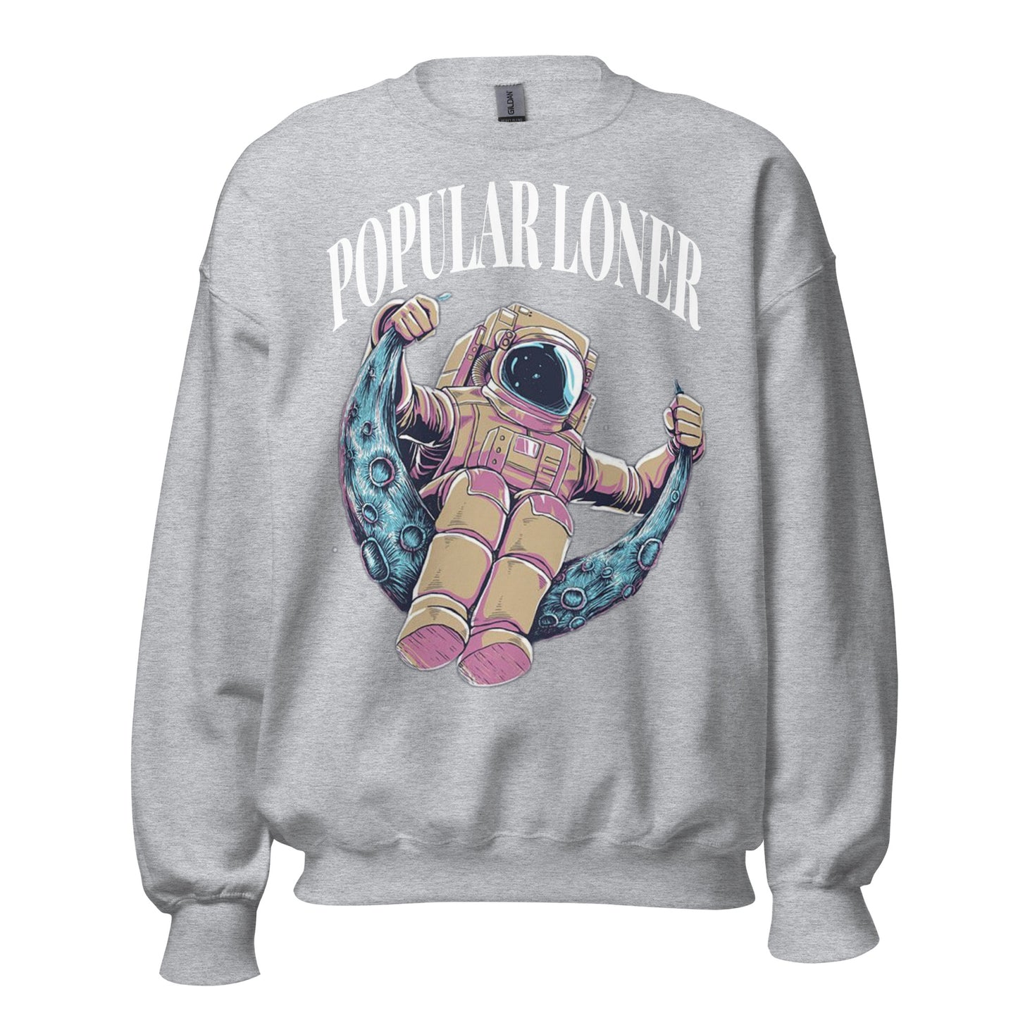 Popular Loner Astronaut on moon Sweatshirt