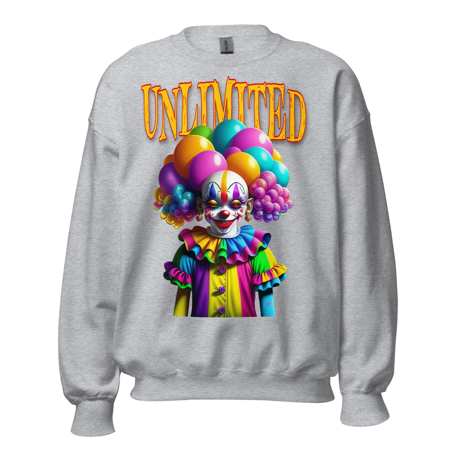 UNLIMITED Scary clown Sweatshirt