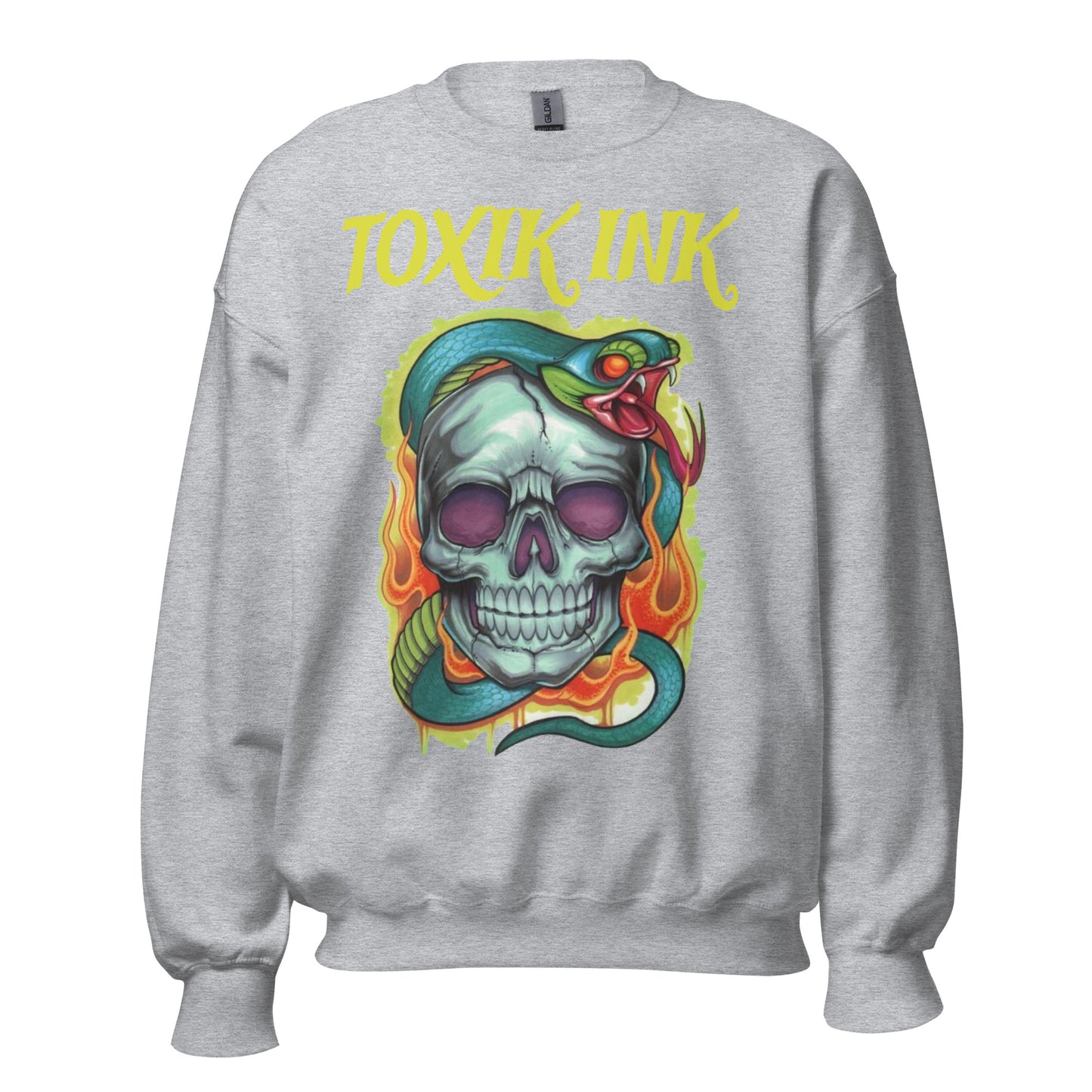 TOXIK INK Snake n skull Sweatshirt