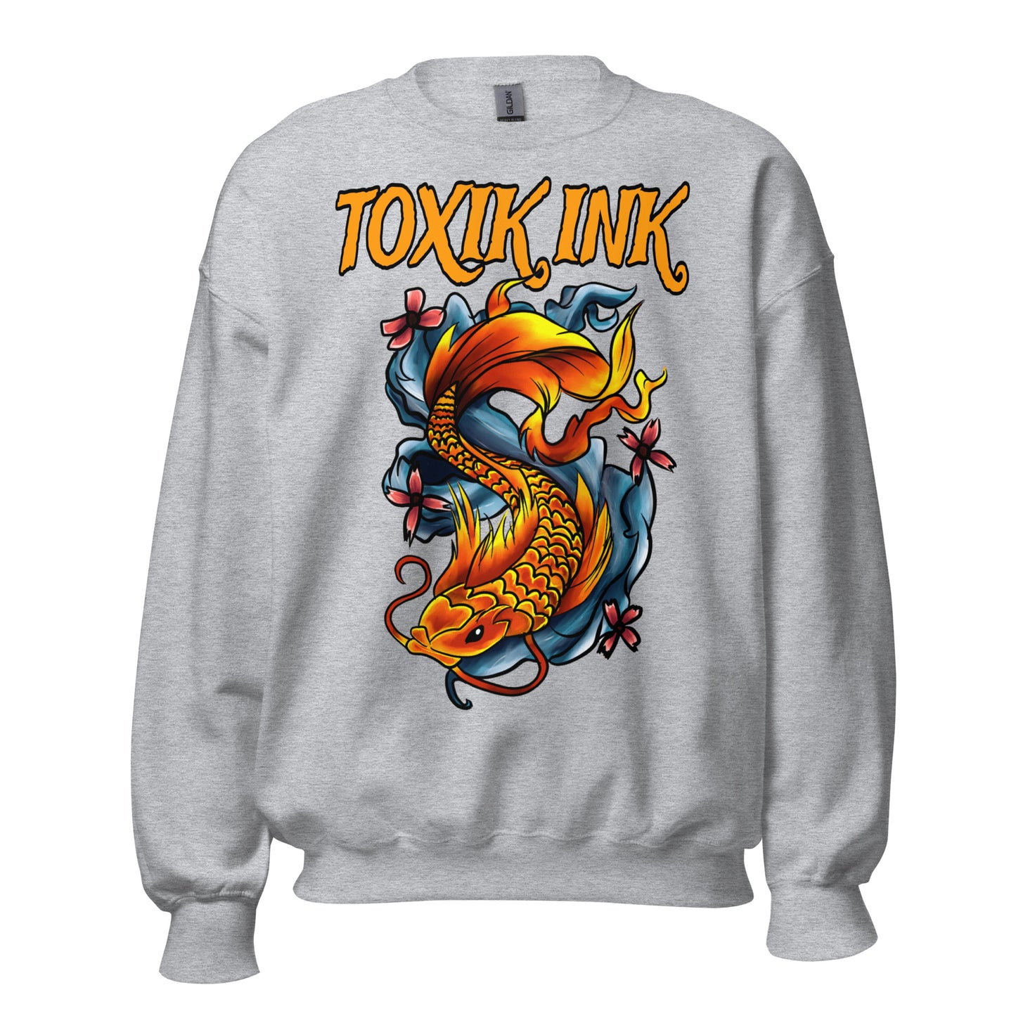 TOXIK INK koi fish Sweatshirt