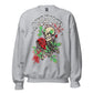 POPULAR LONER skeletons and Roses Sweatshirt