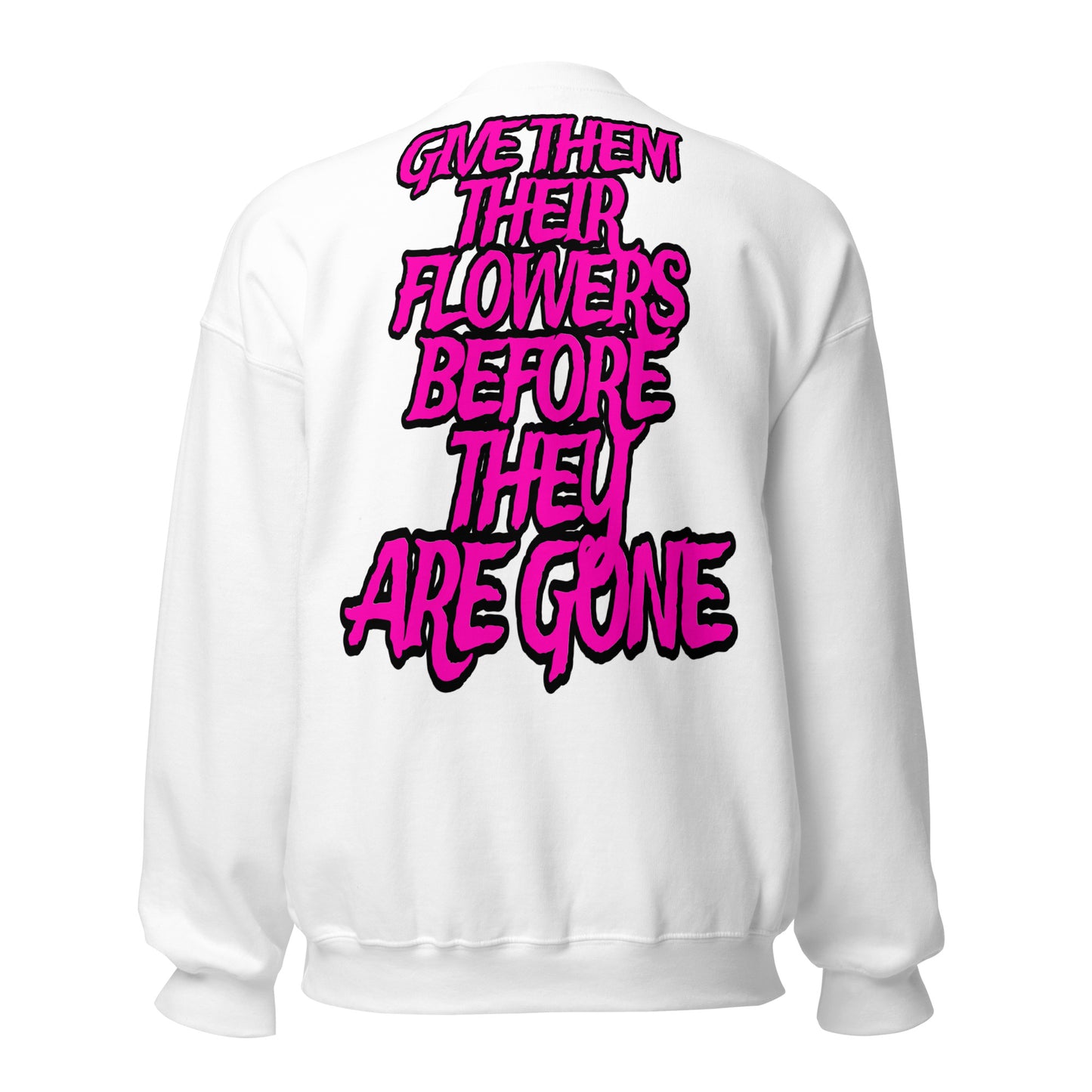 POPULAR LONER skeletons and flowers Sweatshirt