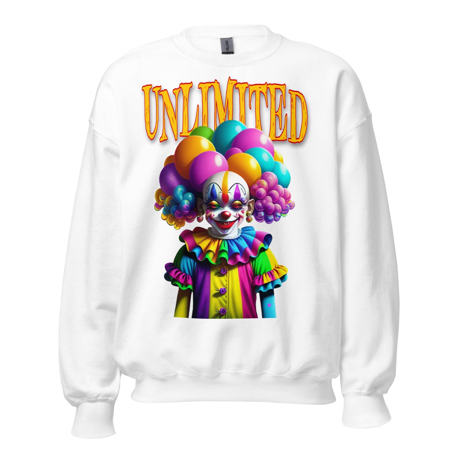 UNLIMITED Scary clown Sweatshirt