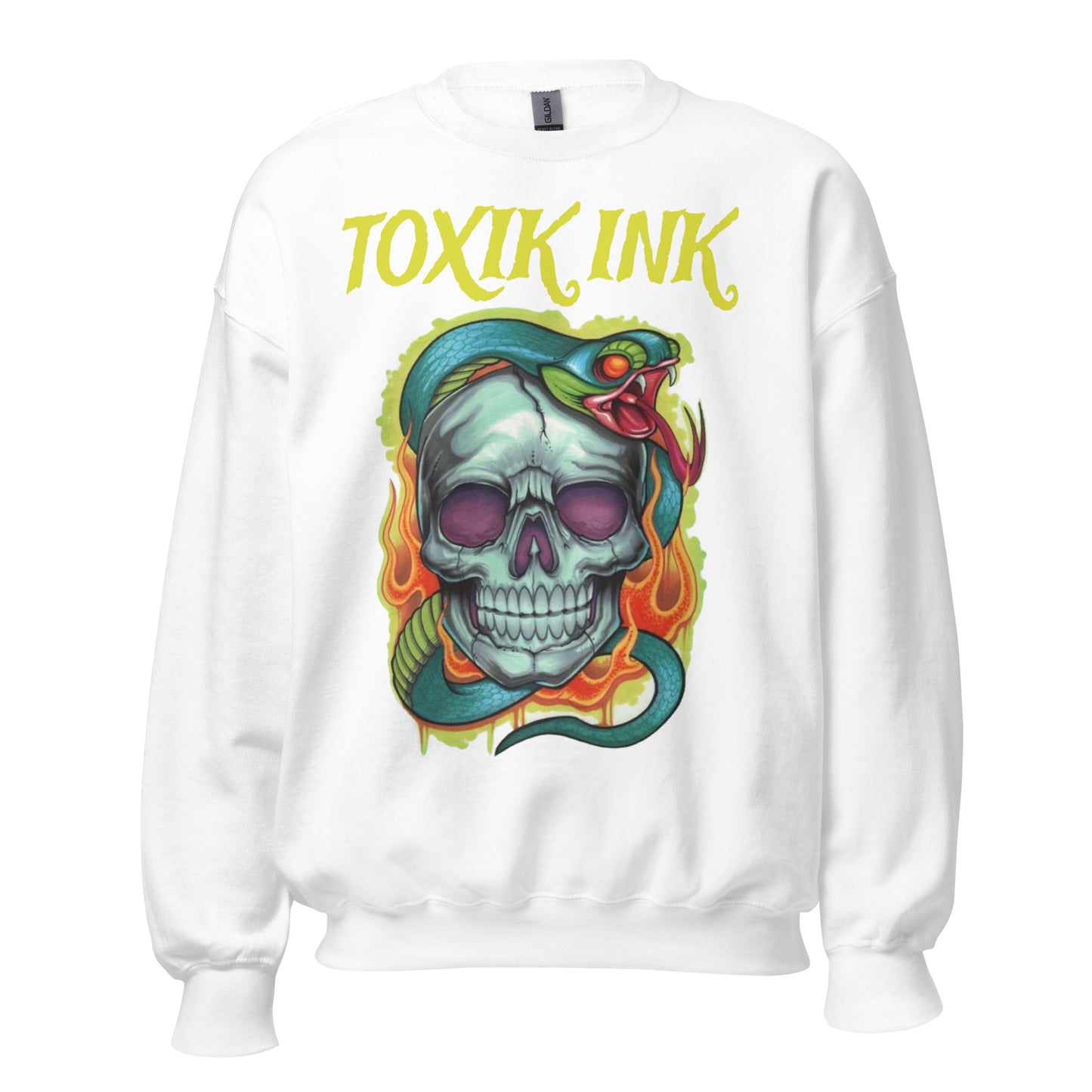 TOXIK INK Snake n skull Sweatshirt