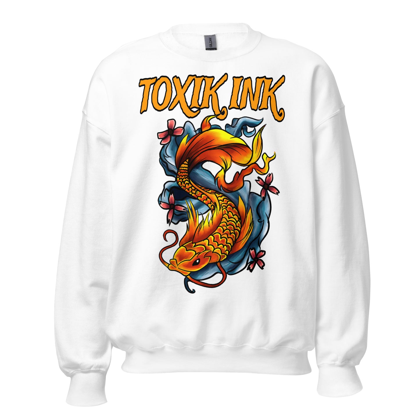 TOXIK INK koi fish Sweatshirt