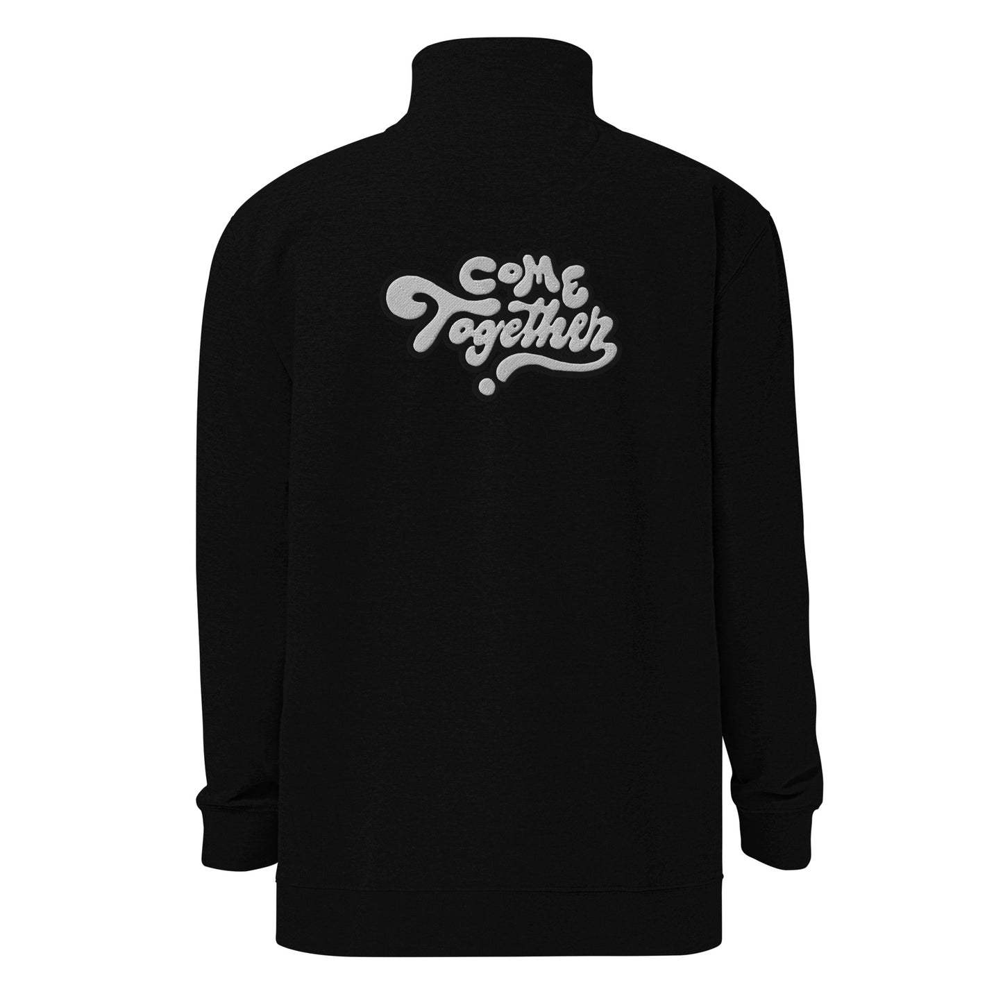 ONE LOVE Come Together ( black n white ) fleece pullover