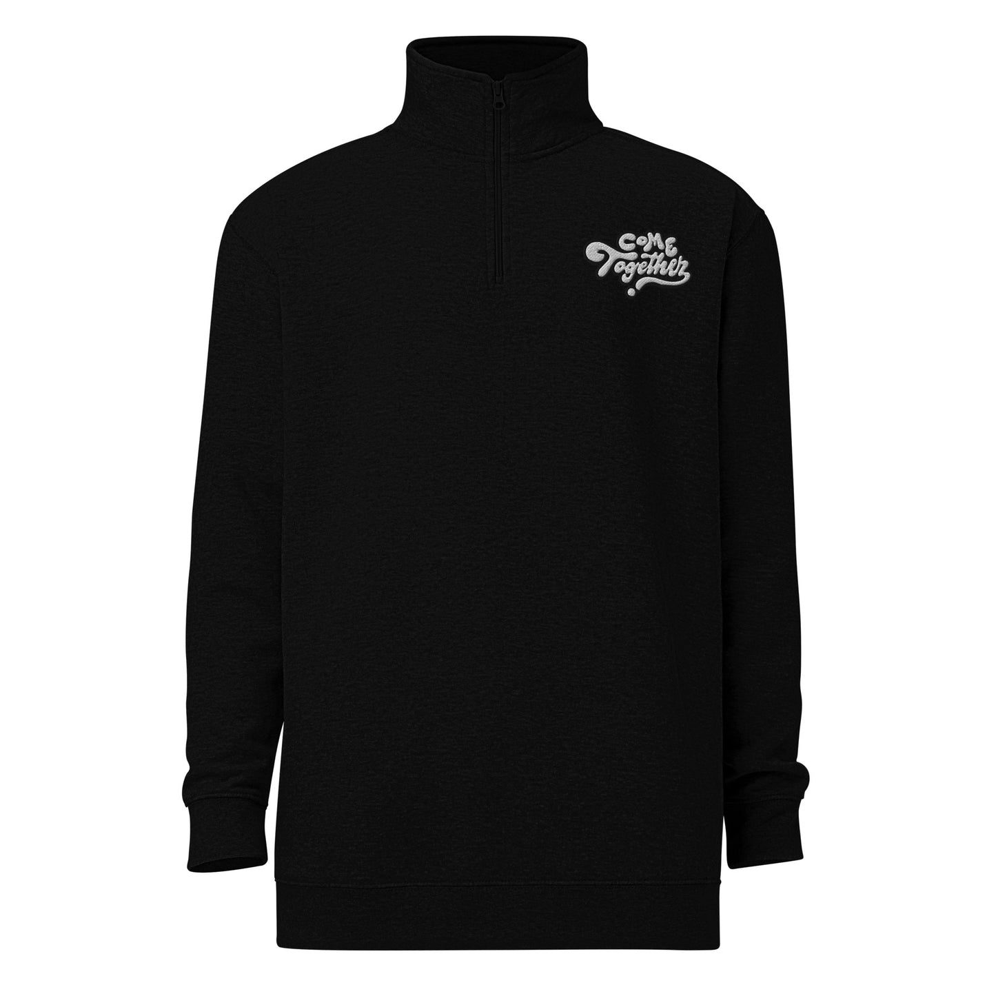 ONE LOVE Come Together ( black n white ) fleece pullover