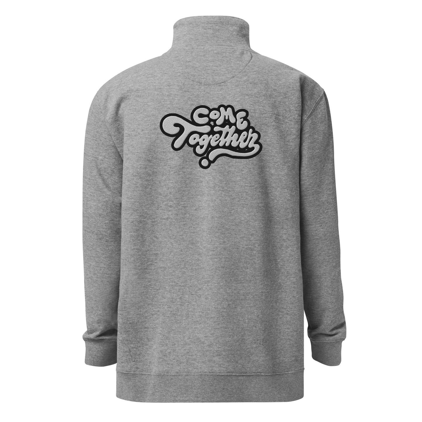 ONE LOVE Come Together ( black n white ) fleece pullover