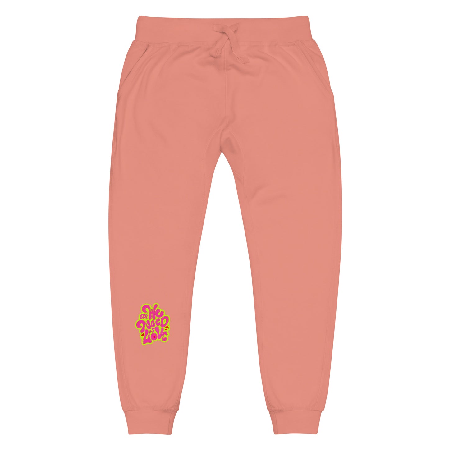 ONE LOVE Come Together ( lime n pink ) sweatpants