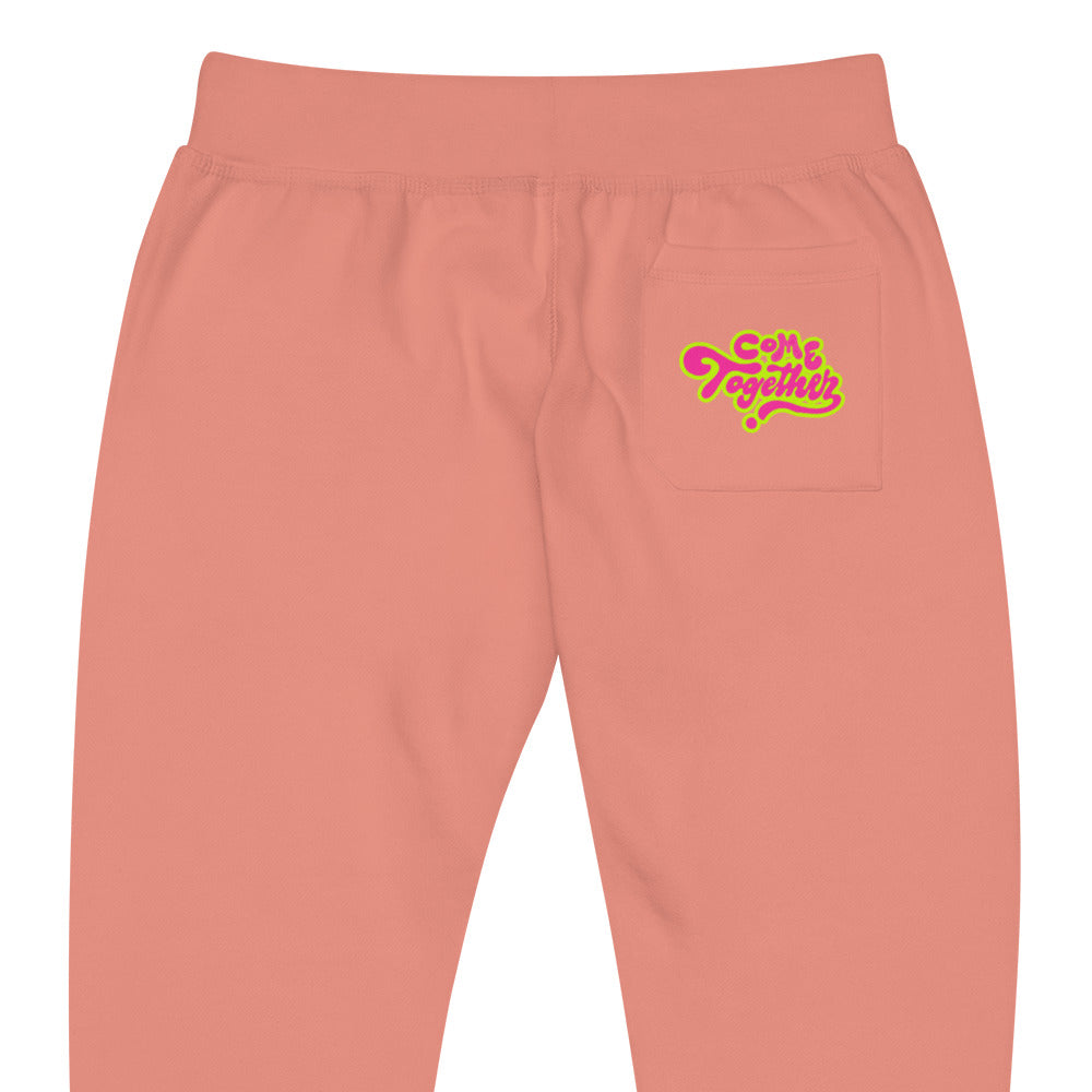 ONE LOVE Come Together ( lime n pink ) sweatpants