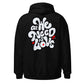 ONE LOVE Come Together ( black n white ) Hoodie