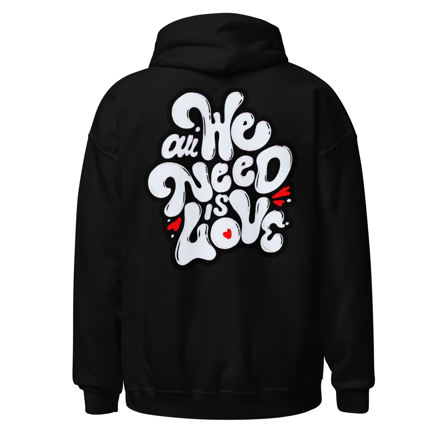 ONE LOVE Come Together ( black n white ) Hoodie