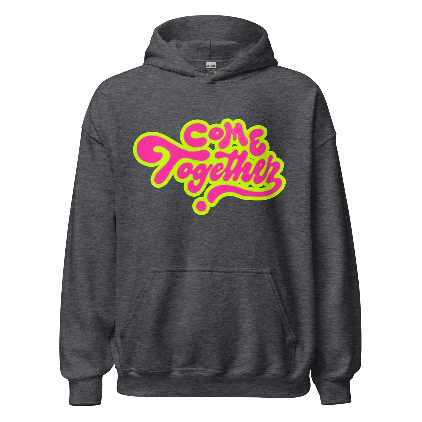 ONE LOVE Come Together ( Lime n pink ) Hoodie