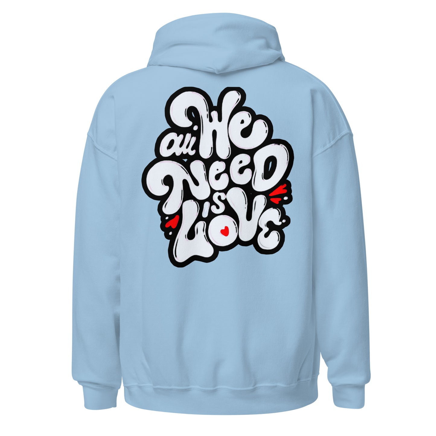 ONE LOVE Come Together ( black n white ) Hoodie