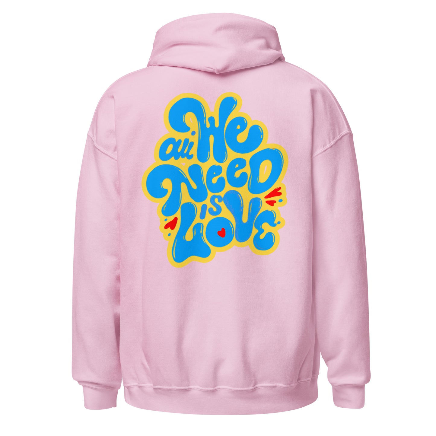 One Love Come Together ( yellow n blue ) Hoodie