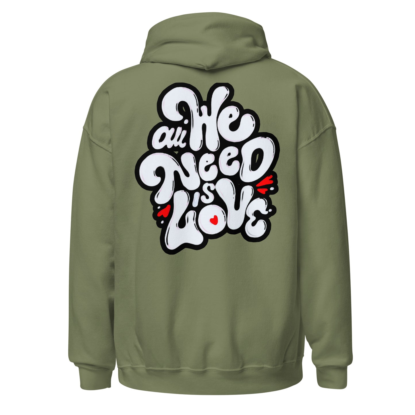 ONE LOVE Come Together ( black n white ) Hoodie