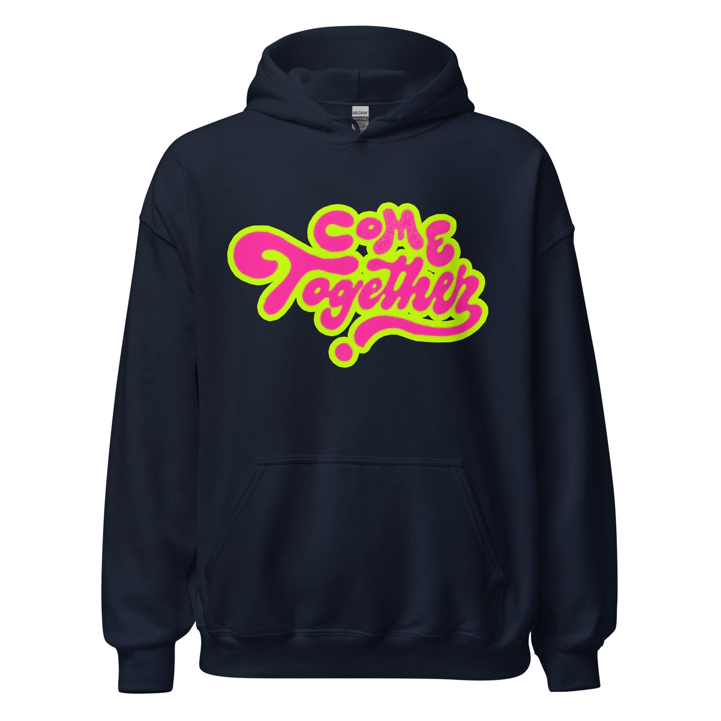 ONE LOVE Come Together ( Lime n pink ) Hoodie