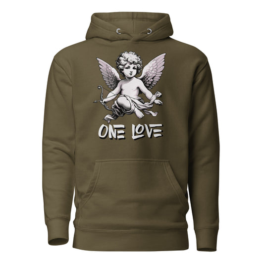 ONE LOVE Real Love Never Dies (white) Hoodie