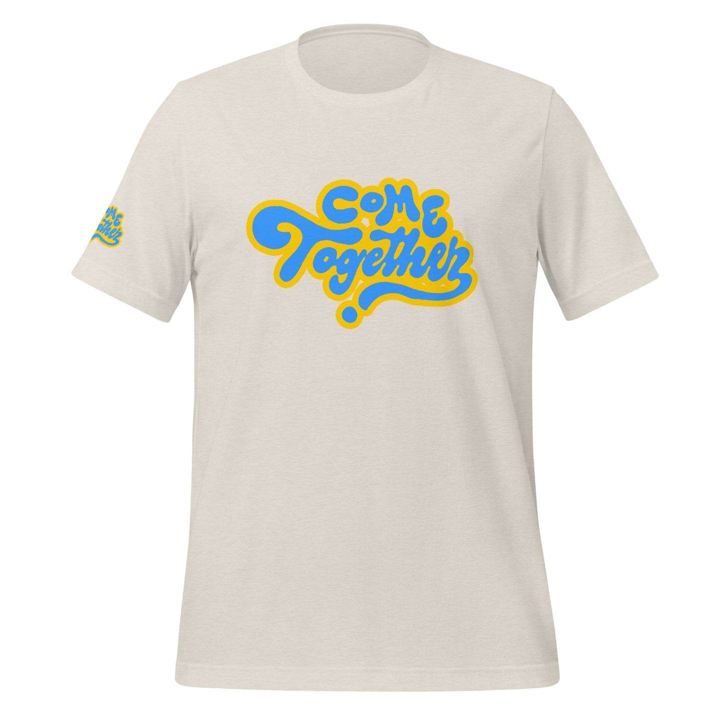 ONE LOVE Come Together ( yellow n blue) t-shirt